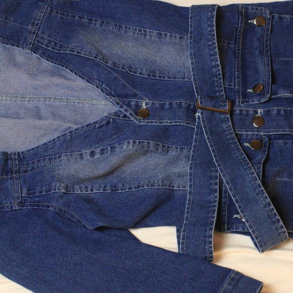 NEW Fashion Nova Denim Dress - Picture 3 of 4